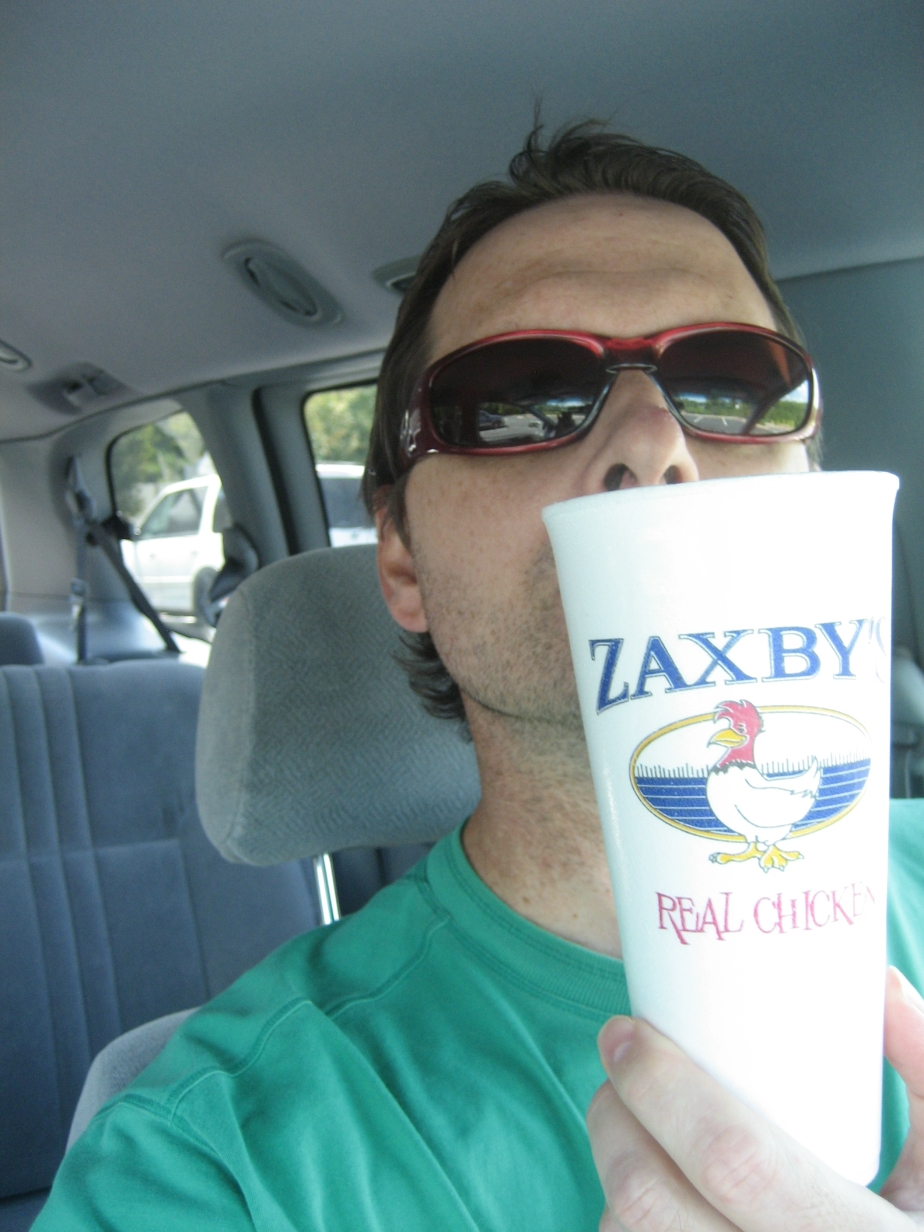 Zaxby's Tea and ICE...the ICE from Zaxby's has it's own Facebook Page!